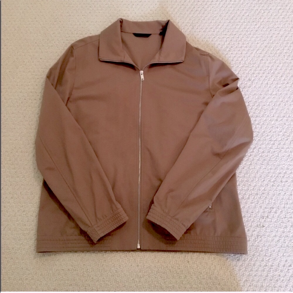 Theory Tan Trucker Jacket